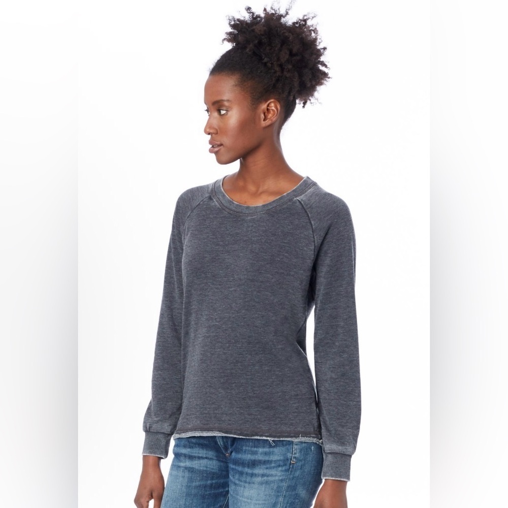 NEW Alternative Apparel Lazy Day Burnout Sweatshirt